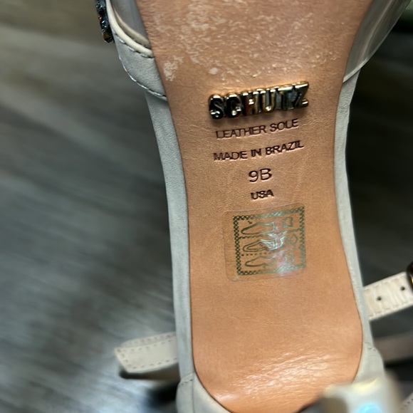 SCHUTZ ANKLE STRAP HEELS 9B - Picture 14 of 17